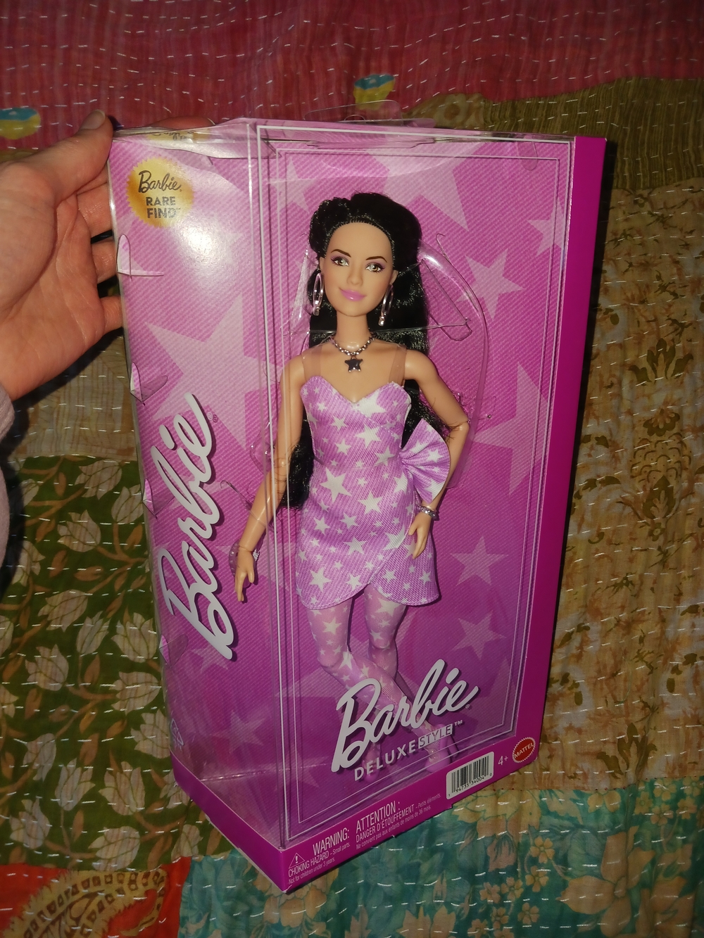 Barbie Deluxe Style Doll Raquelle in Pink Star Dress Rare Find - Picture 4 of 4